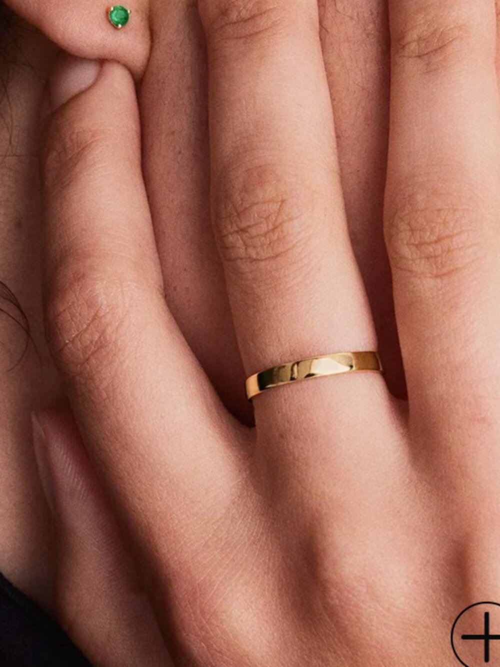 Bold Stacker 14K solid Gold
